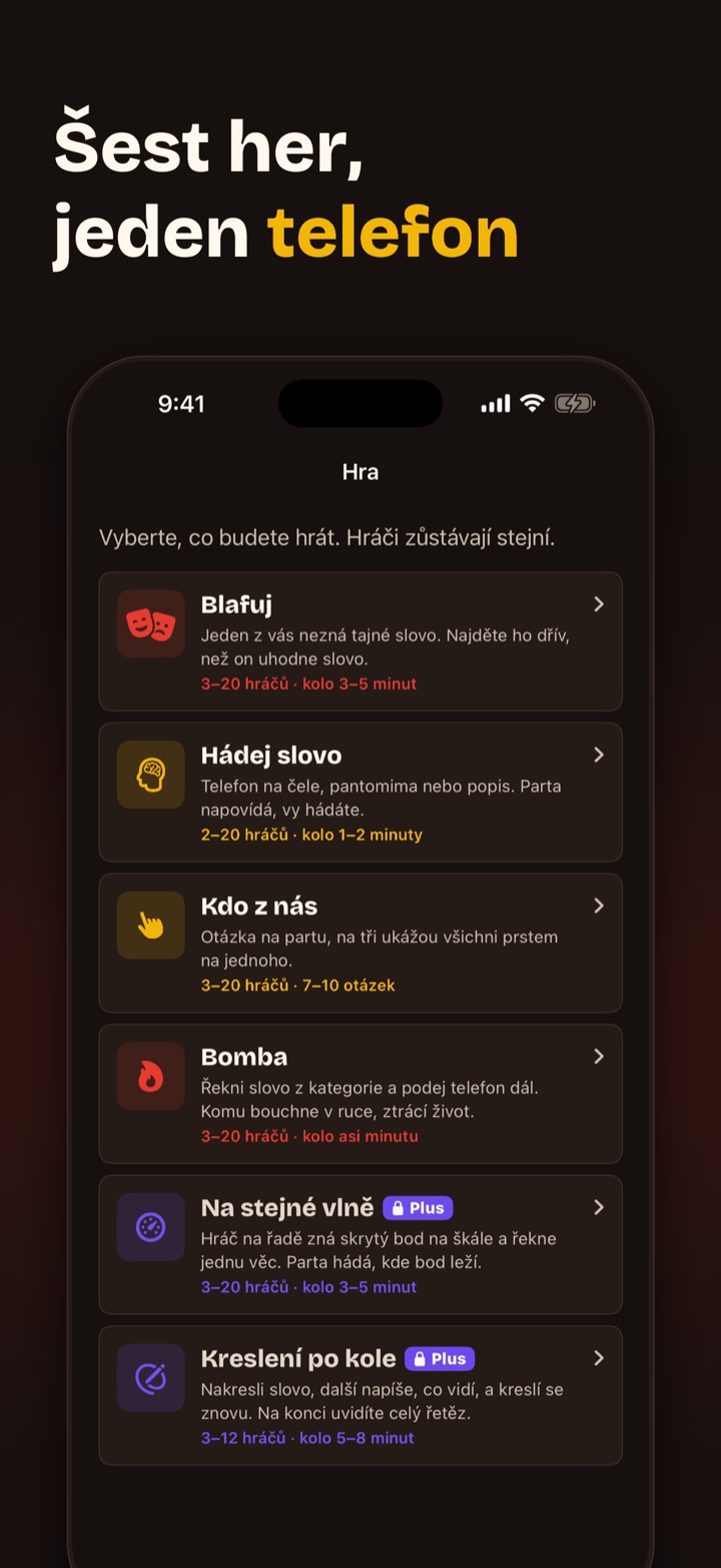 Blafuj: šest her na jeden telefon
